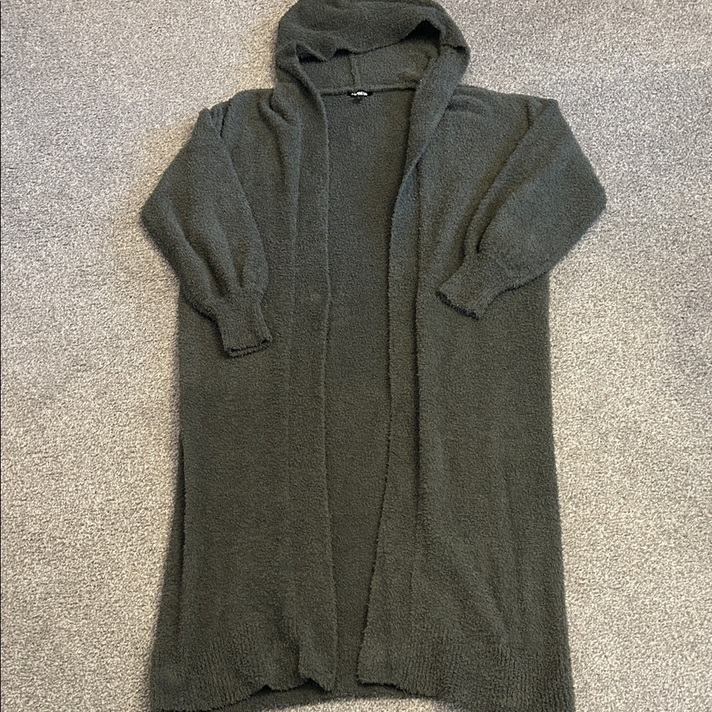 Express teddy soft long cardigan. Size S